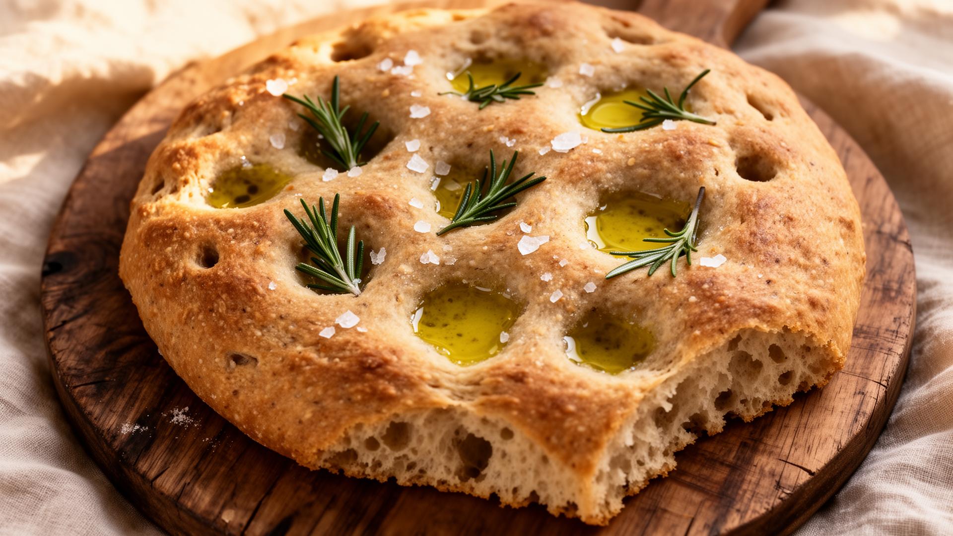 Fresh-Milled Focaccia (High-Hydration Hard White Wheat)