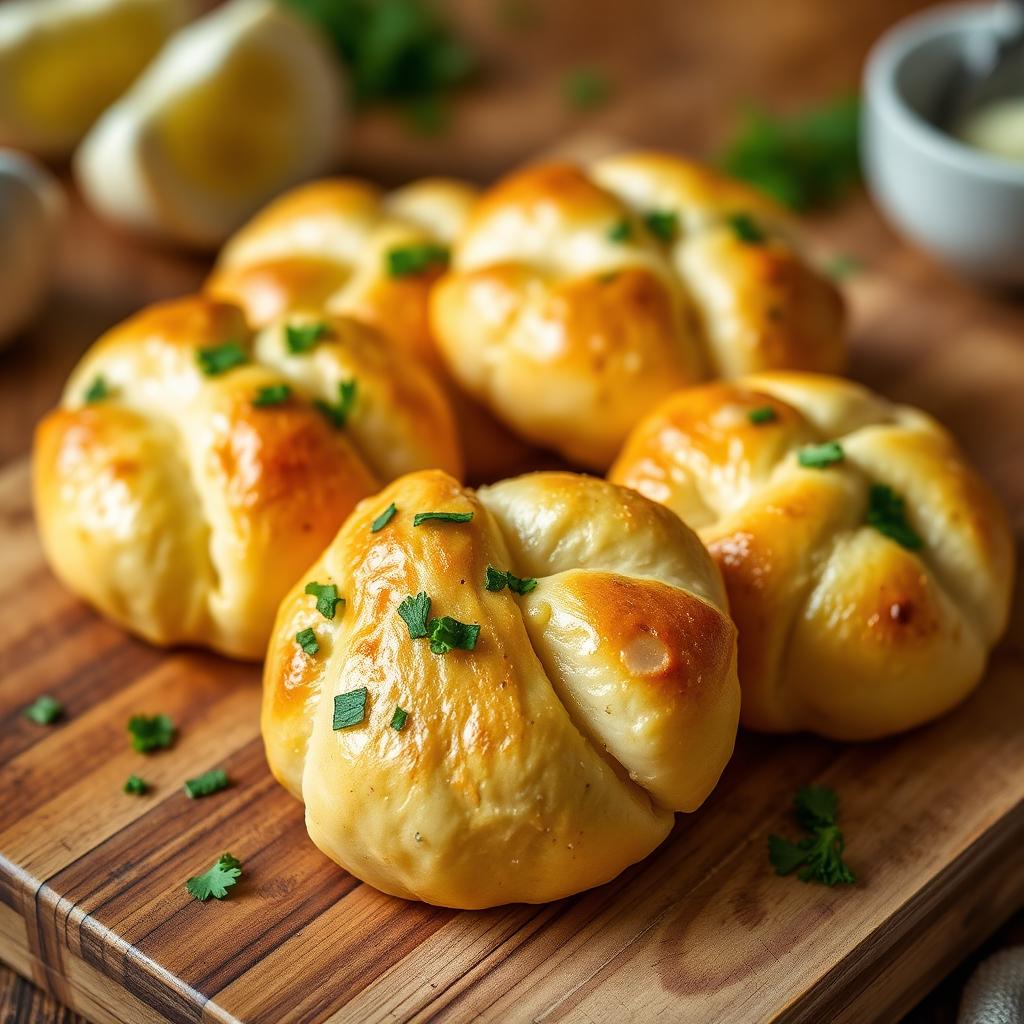 Fresh Milled Garlic Knots