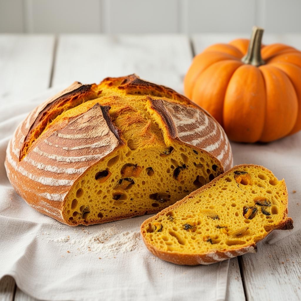 Pumpkin Sourdough Bread