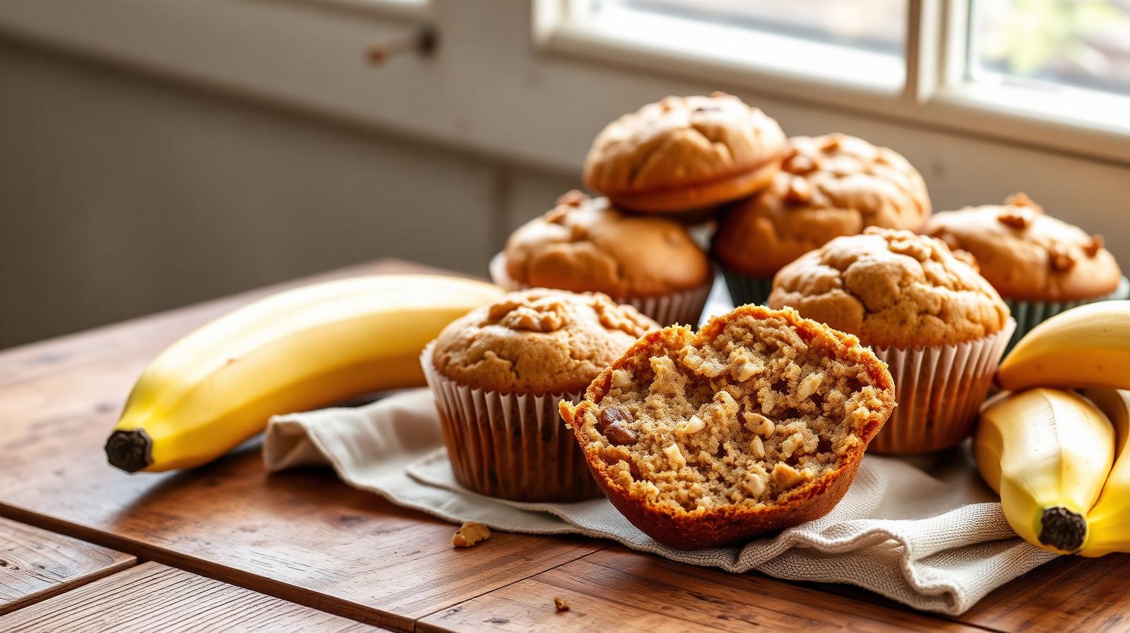 Einkorn Banana Muffins